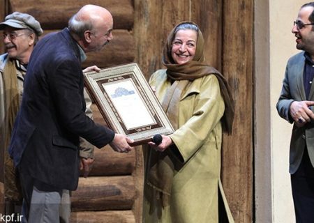 ایرج طهماسب در آیین اهدای جوایز جشنواره قصهگویی